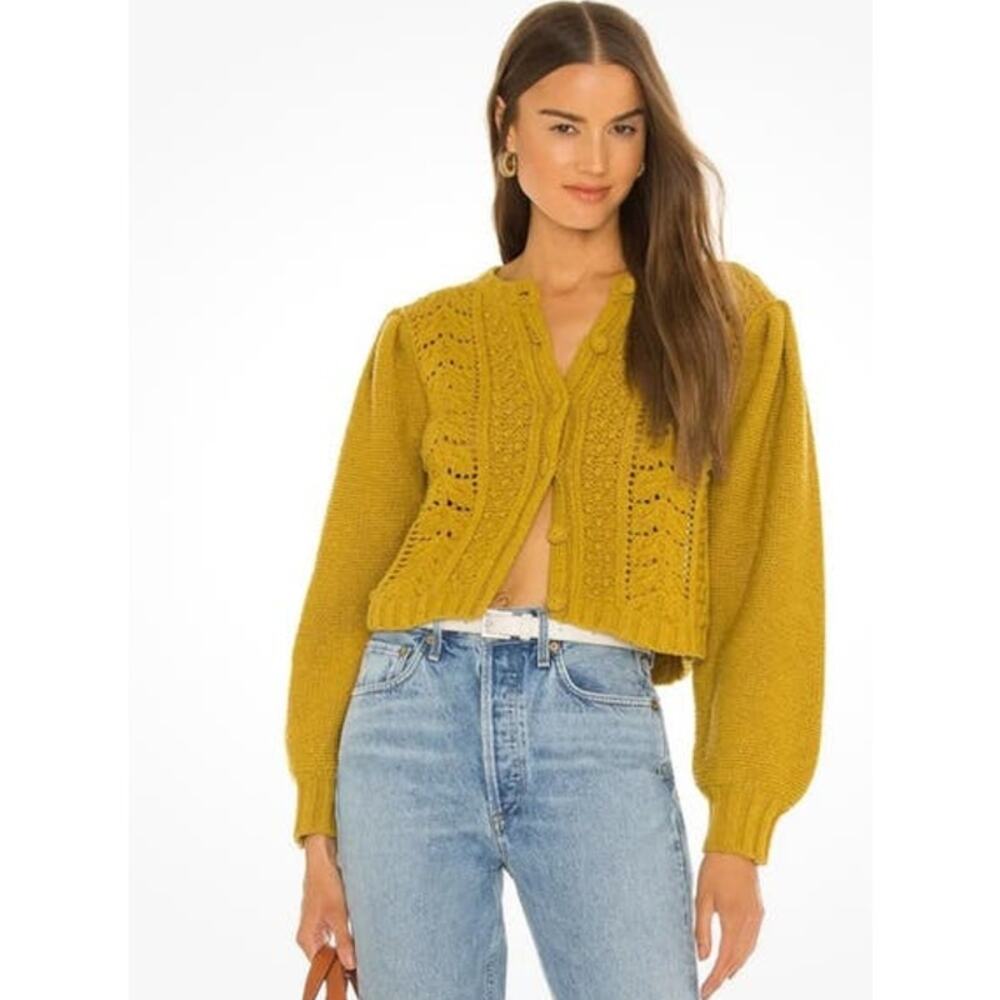 LoveShackFancy Frankel Crochet Cardigan